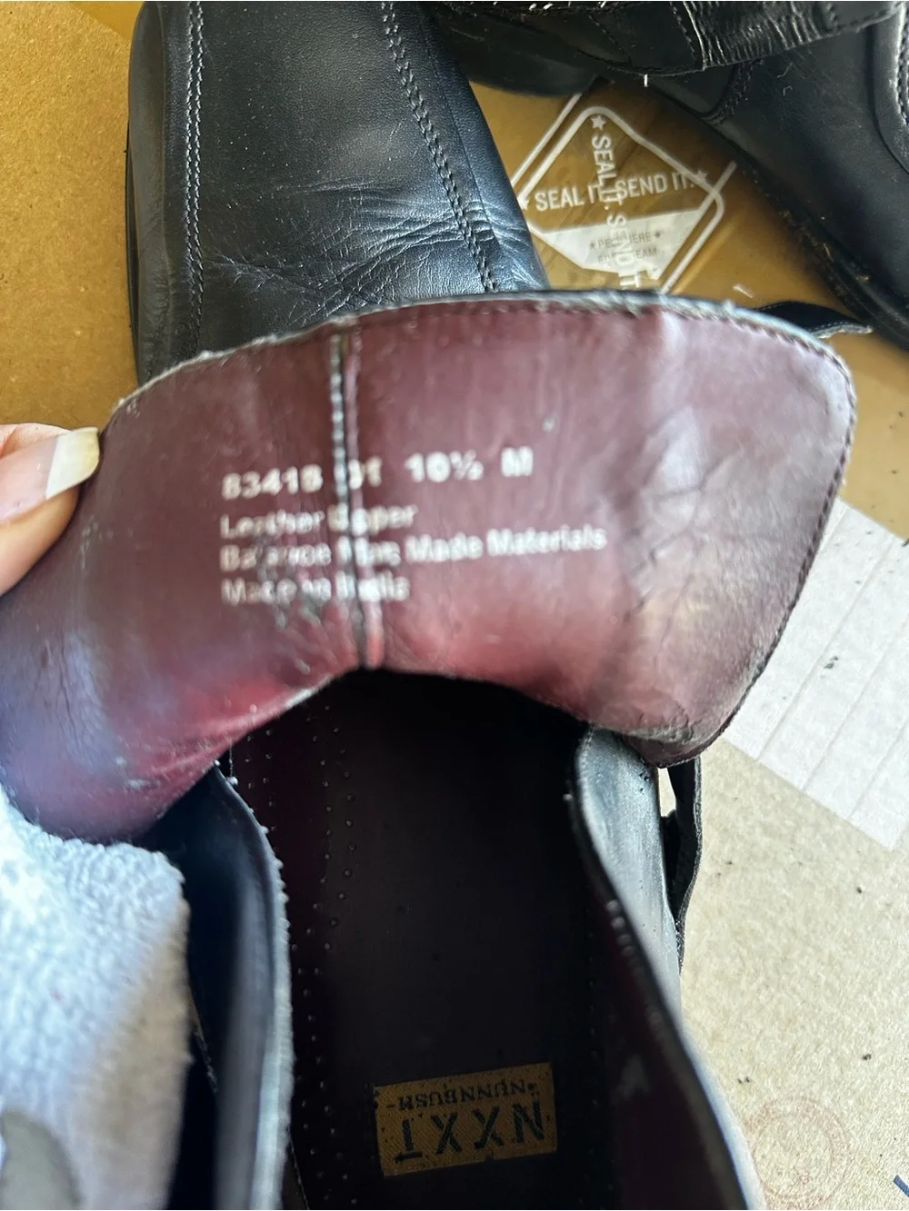 Men's Black Leather Chukka Boots with Cross Strap